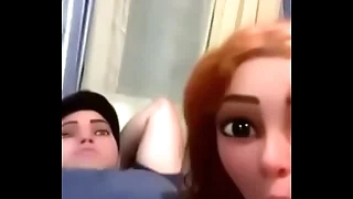 Mi hermana me da unas buenas mamadas con filtro de caricatura